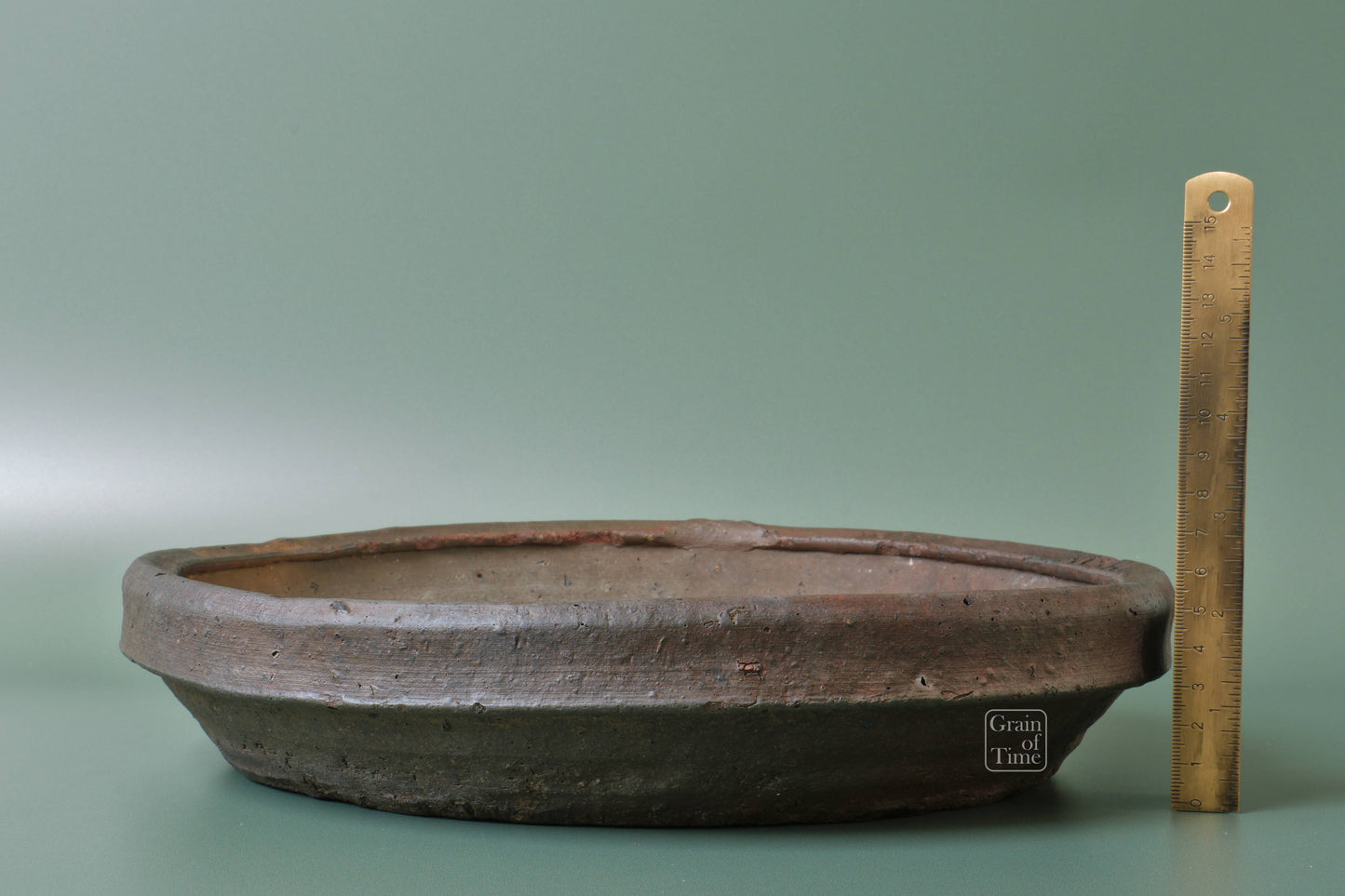 24557: Japanese Unglazed Nanban - 11¾ in (30cm)