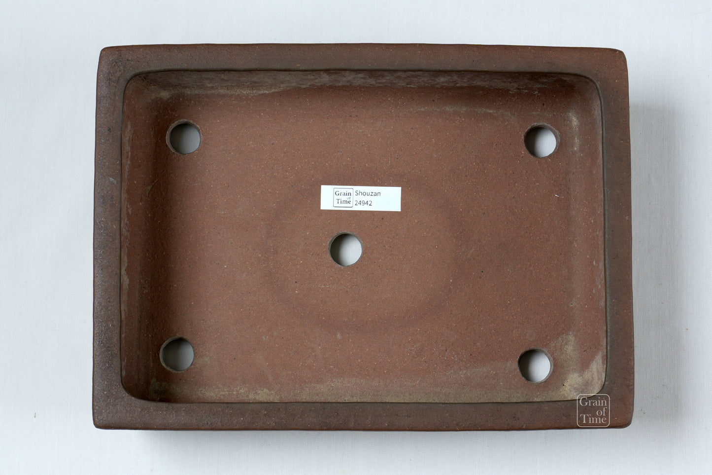 24942: Shouzan (Tokoname) - Unglazed Rectangle - 12¼ in (31cm)