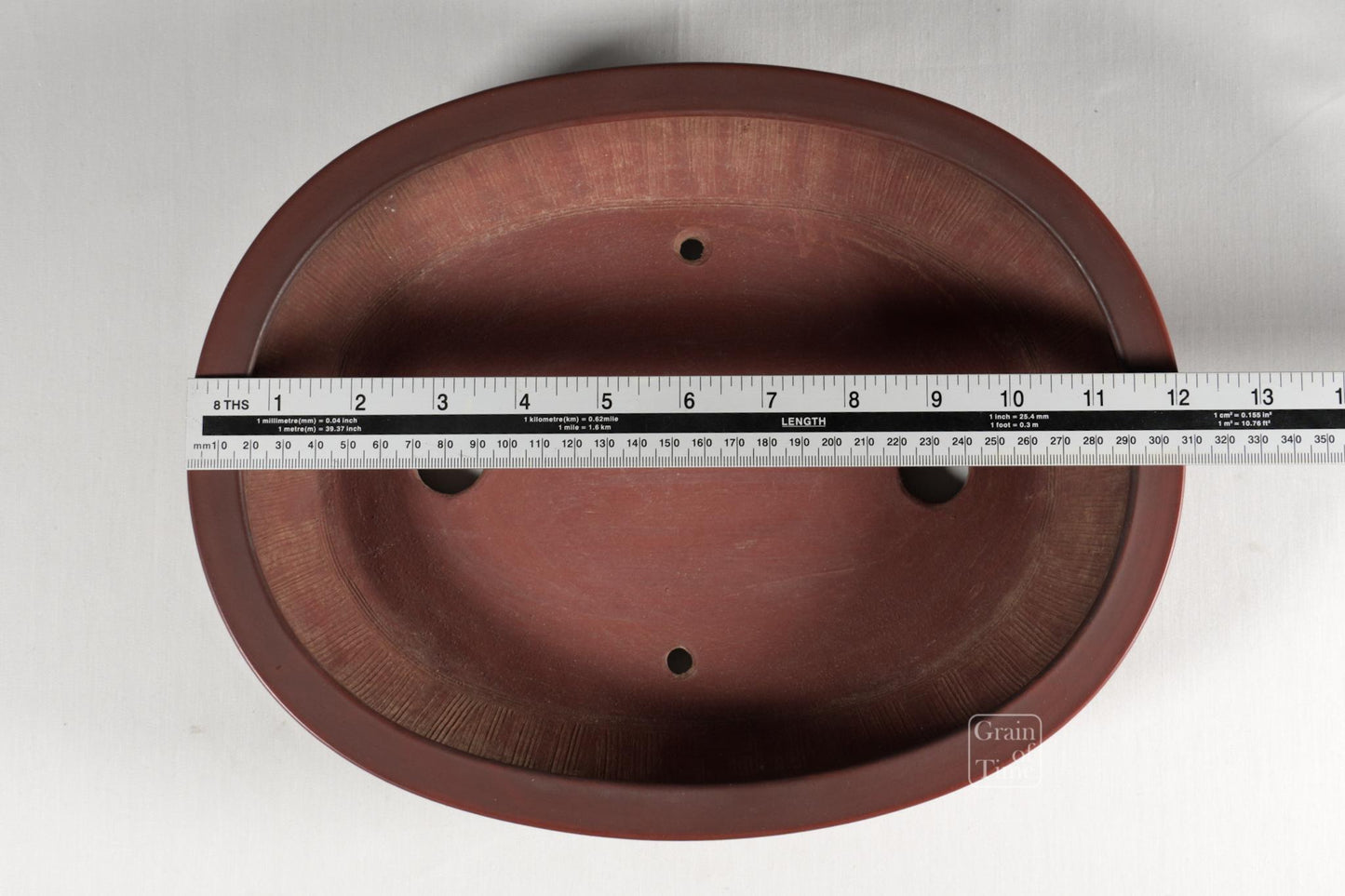 24964: Bigei (Tokoname) - Unglazed Oval - 12¼ in (31cm)