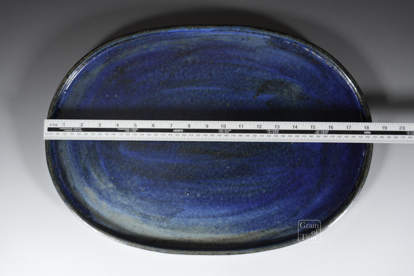 25007: Tosui Ruri Blue Suiban - 18½ in (47cm)