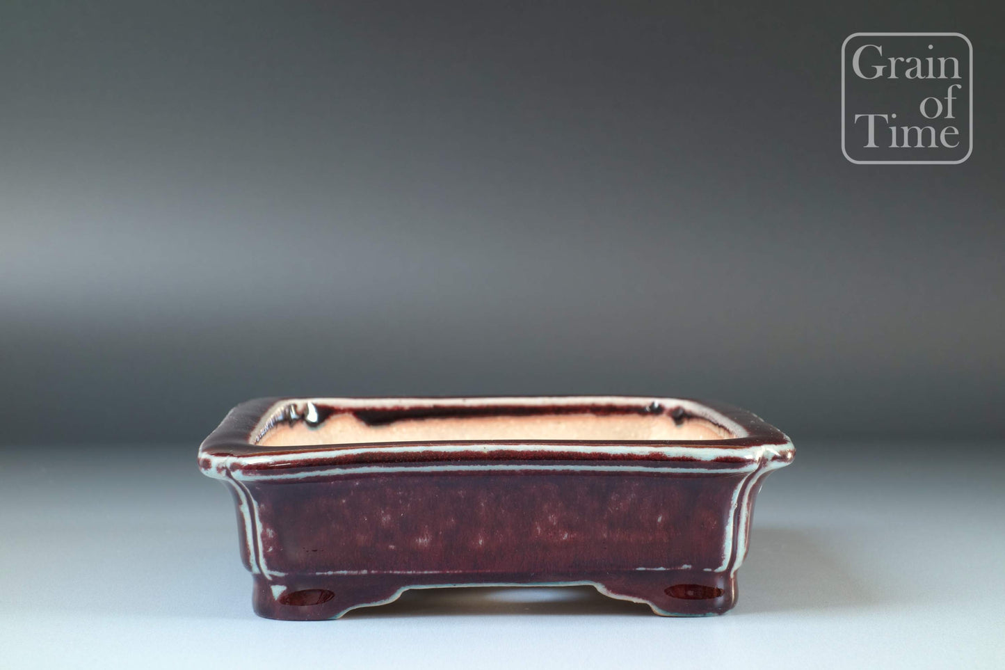 Jukuo Koyo (Tokoname) - Cinnabar Dragon Rectangle - 6⅜ in (16cm)