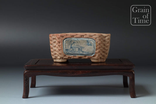 2323: Tani Ranzan / Arashiyama - Painted Rectangle - 84mm