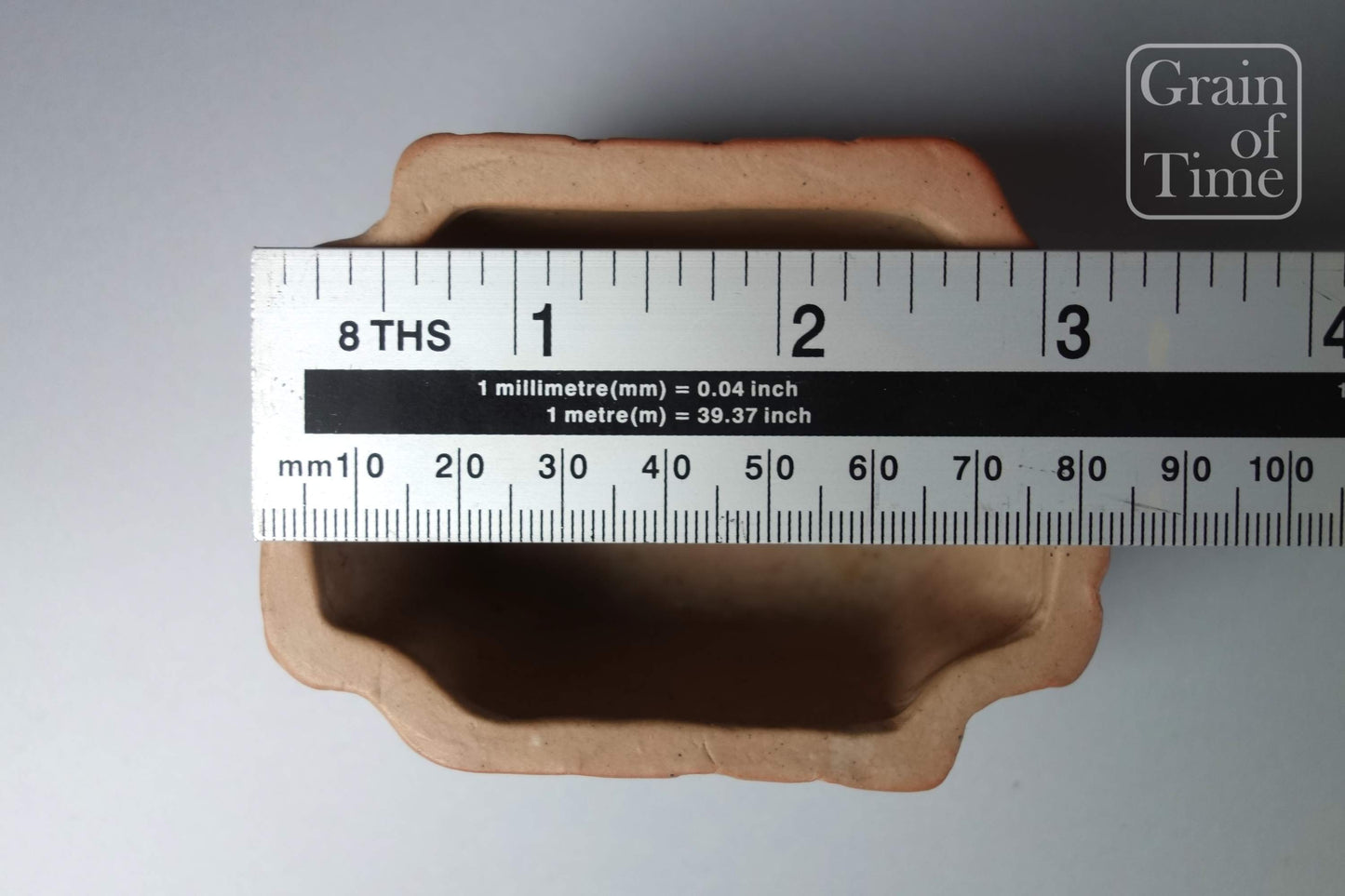 2323: Tani Ranzan / Arashiyama - Painted Rectangle - 84mm