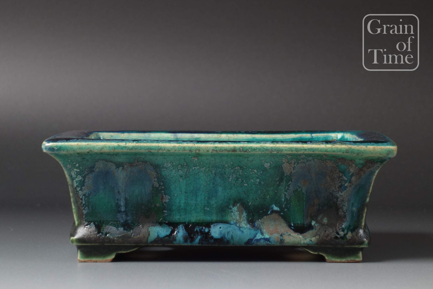 Bushuan - Green Rectangle - 5¼ in (13cm)