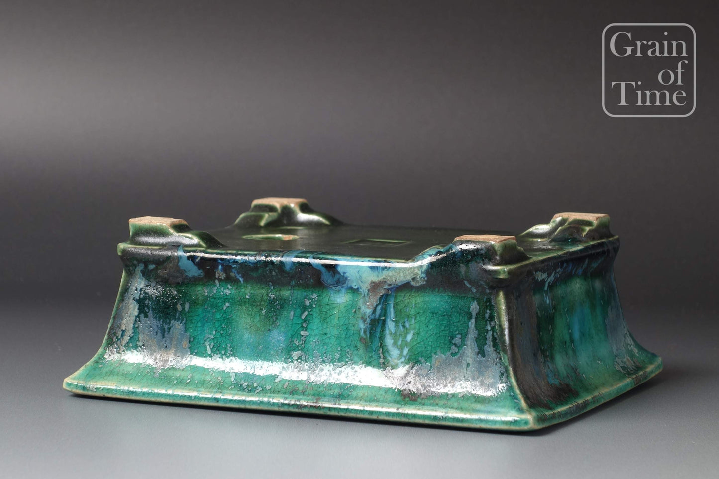 Bushuan - Green Rectangle - 5¼ in (13cm)