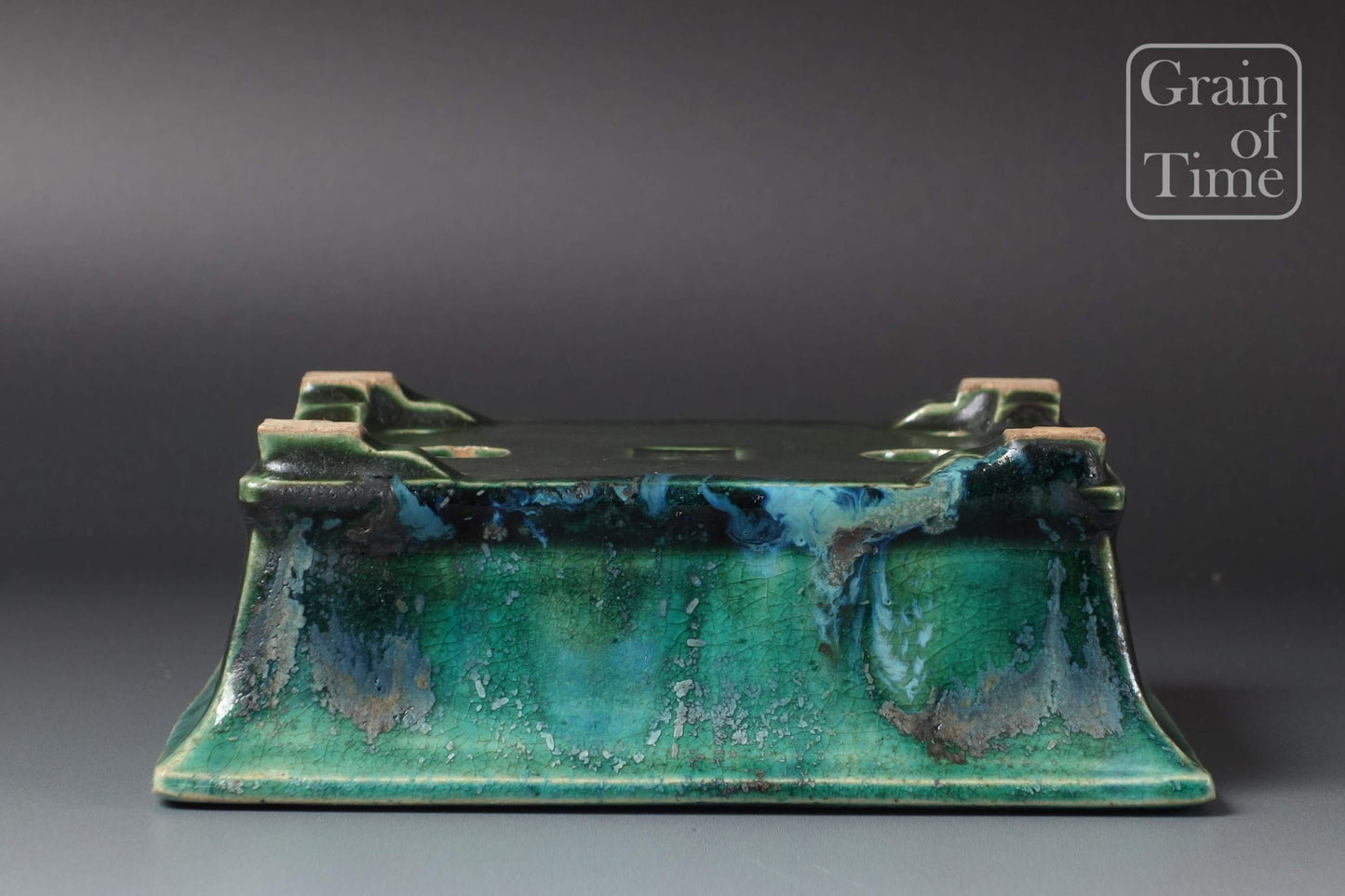 Bushuan - Green Rectangle - 5¼ in (13cm)