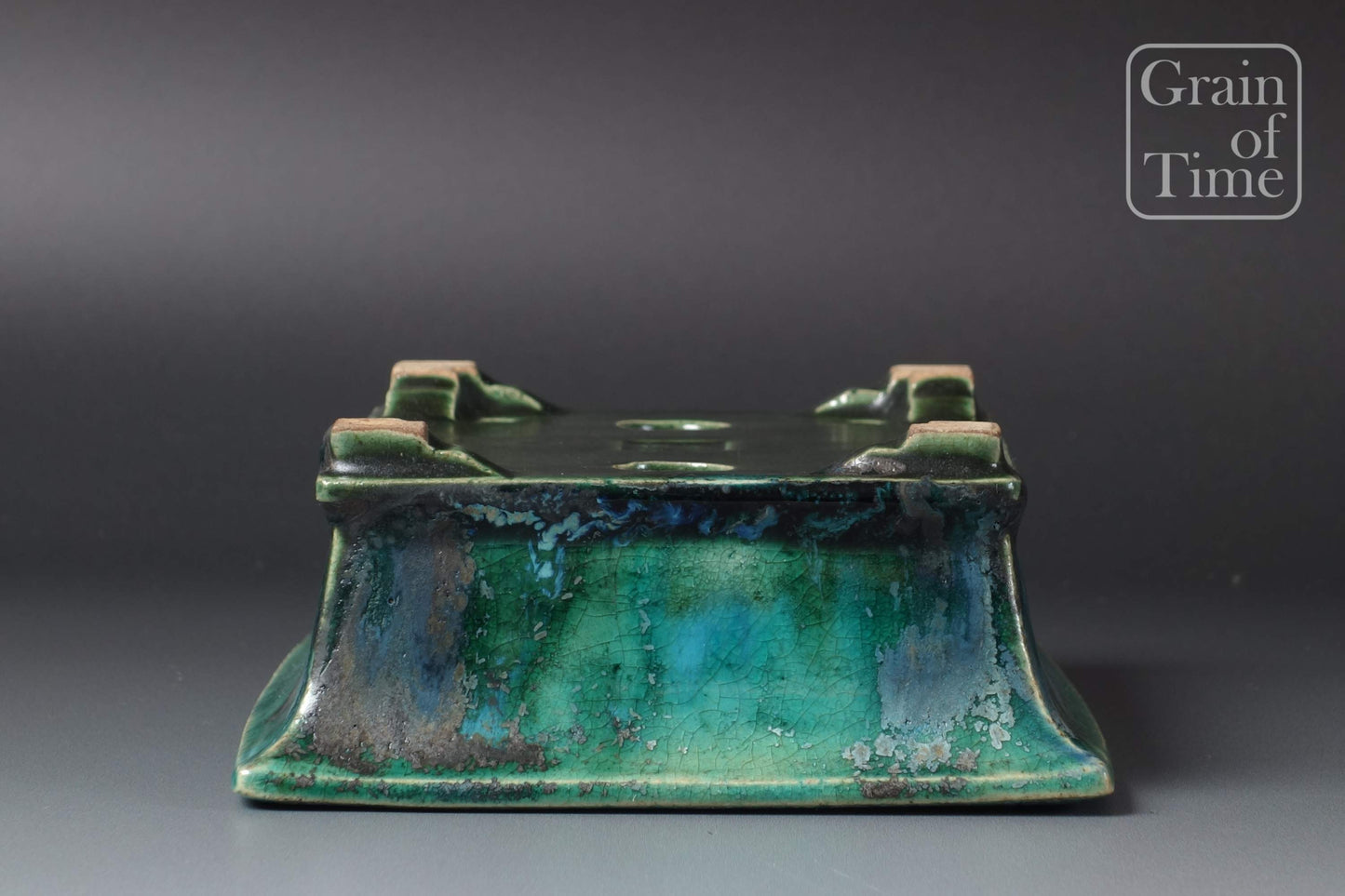 Bushuan - Green Rectangle - 5¼ in (13cm)