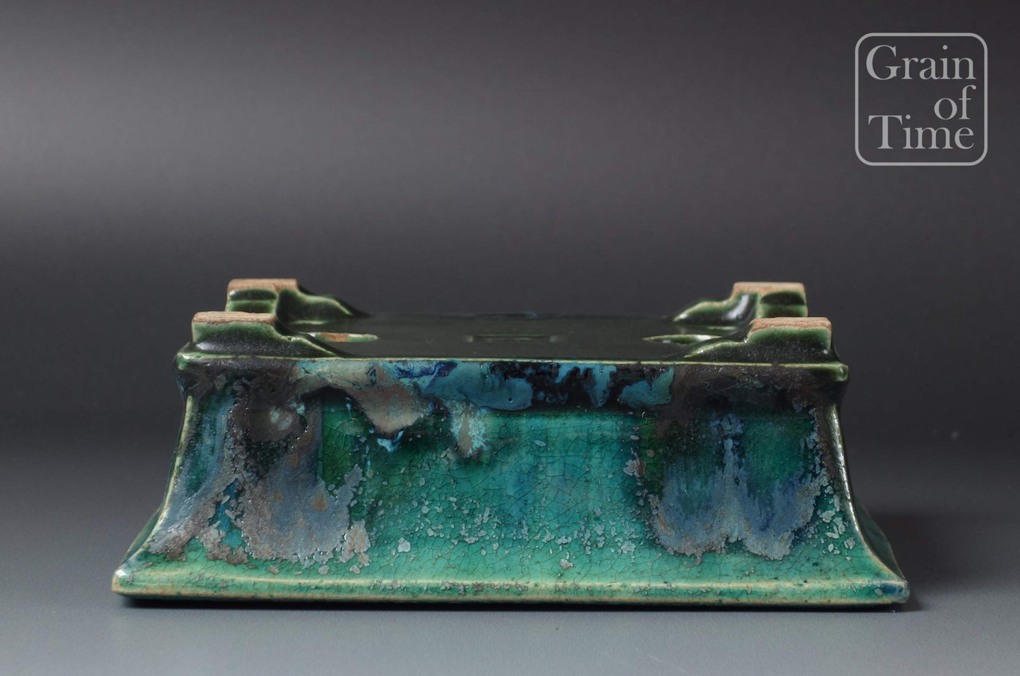 Bushuan - Green Rectangle - 5¼ in (13cm)
