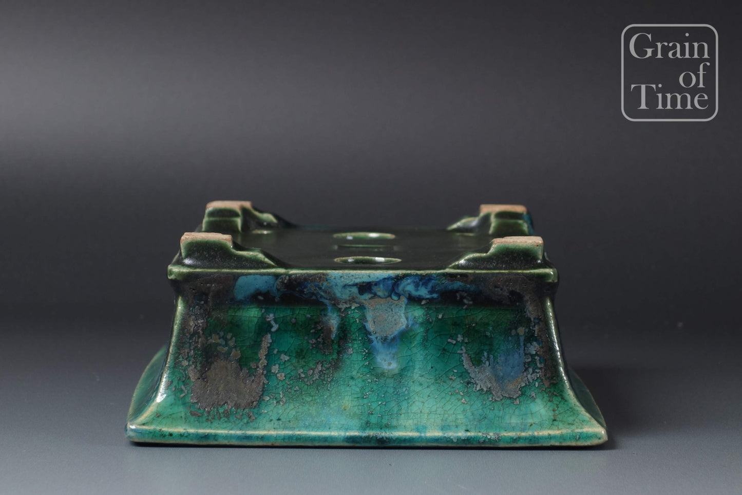 Bushuan - Green Rectangle - 5¼ in (13cm)