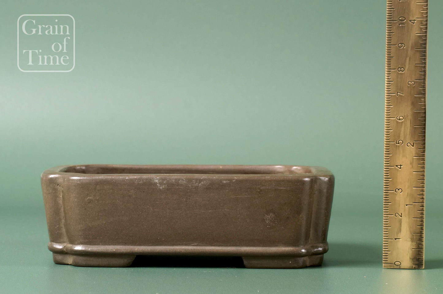 Suishoen Hekisui - Unglazed Rectangle - 5in (13cm)