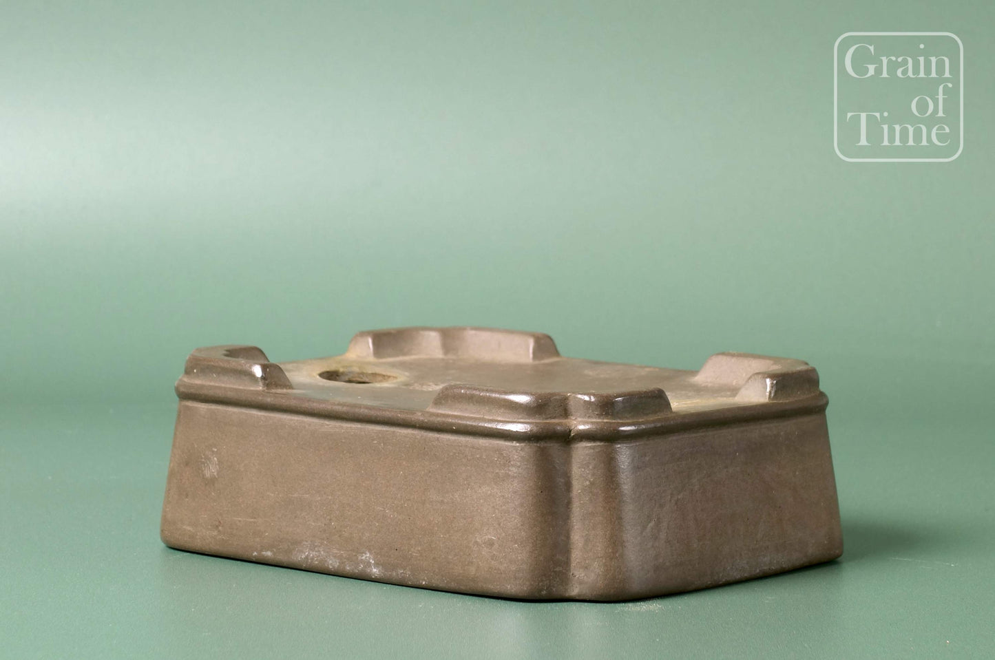 Suishoen Hekisui - Unglazed Rectangle - 5in (13cm)