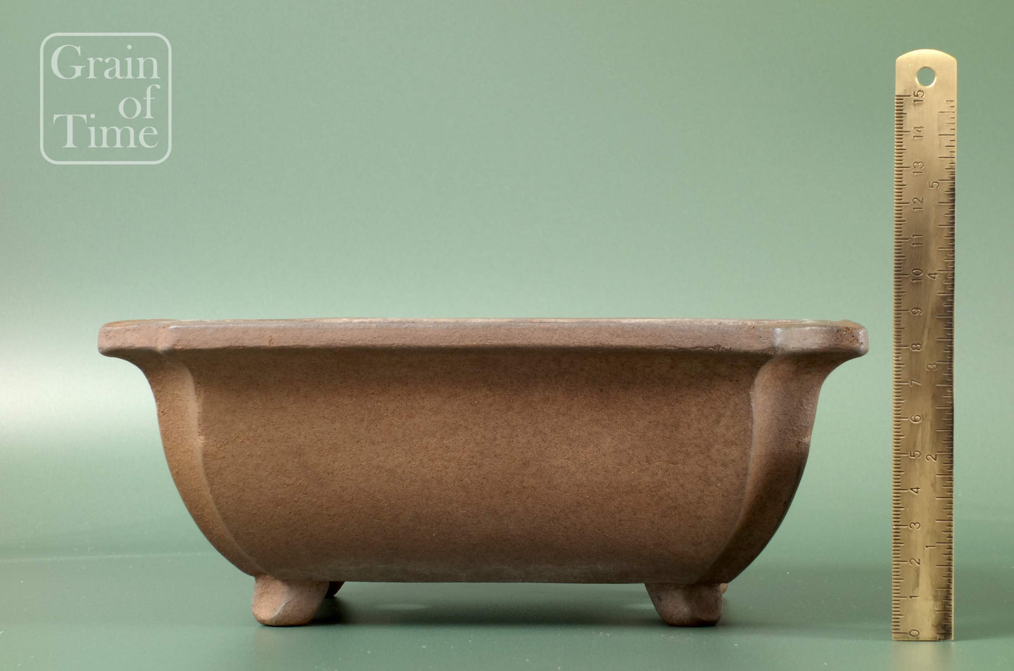 Taisho Era Tokoname - 100yrs+ Unglazed Rectangle - 8⅝ in (22cm)