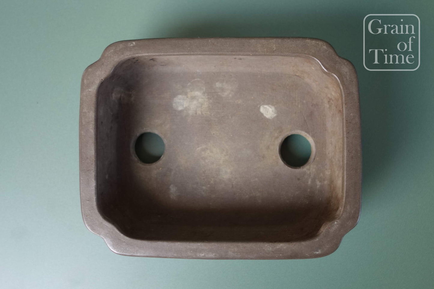 Suishoen Hekisui - Unglazed Rectangle - 5in (13cm)