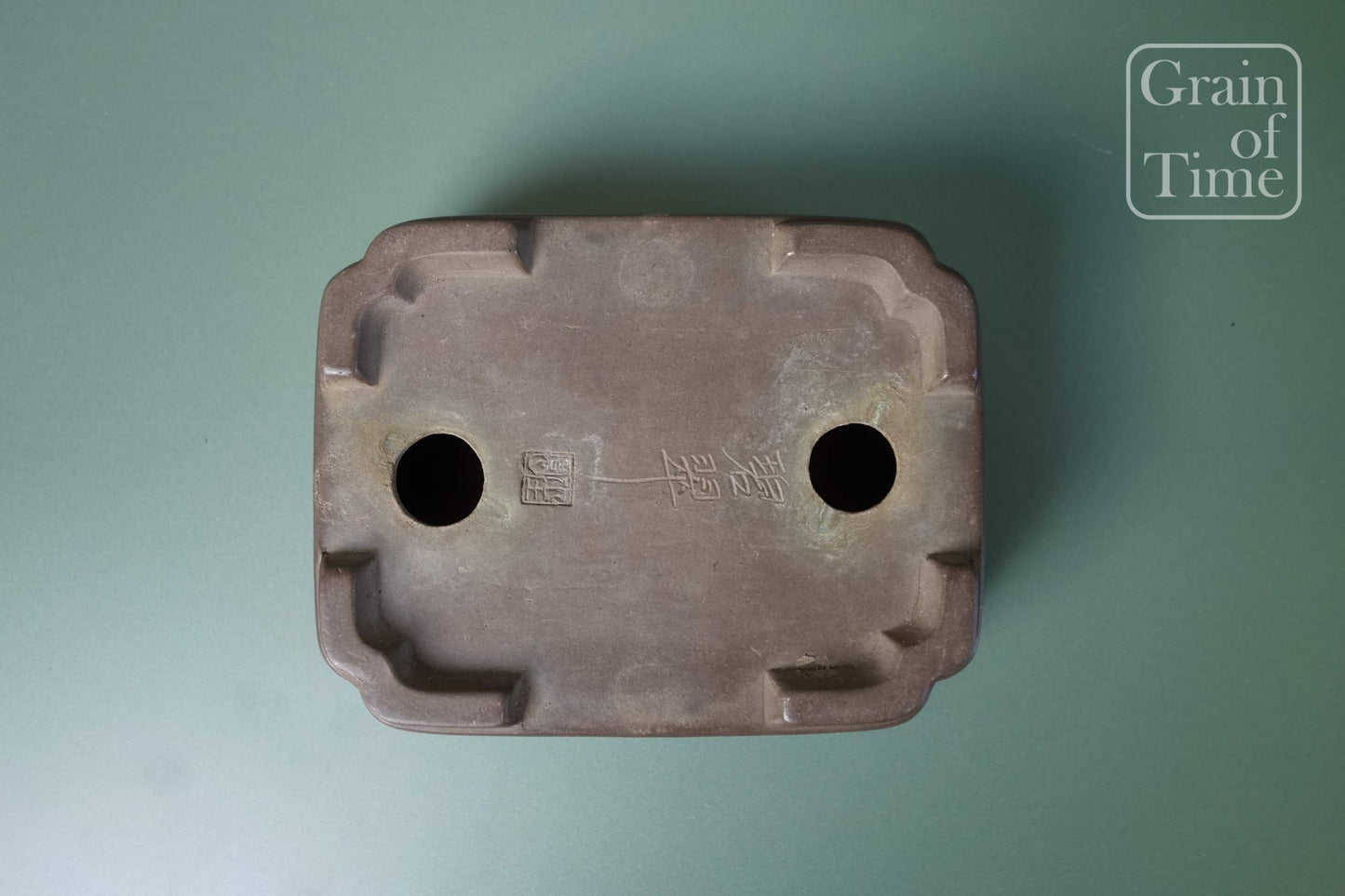 Suishoen Hekisui - Unglazed Rectangle - 5in (13cm)