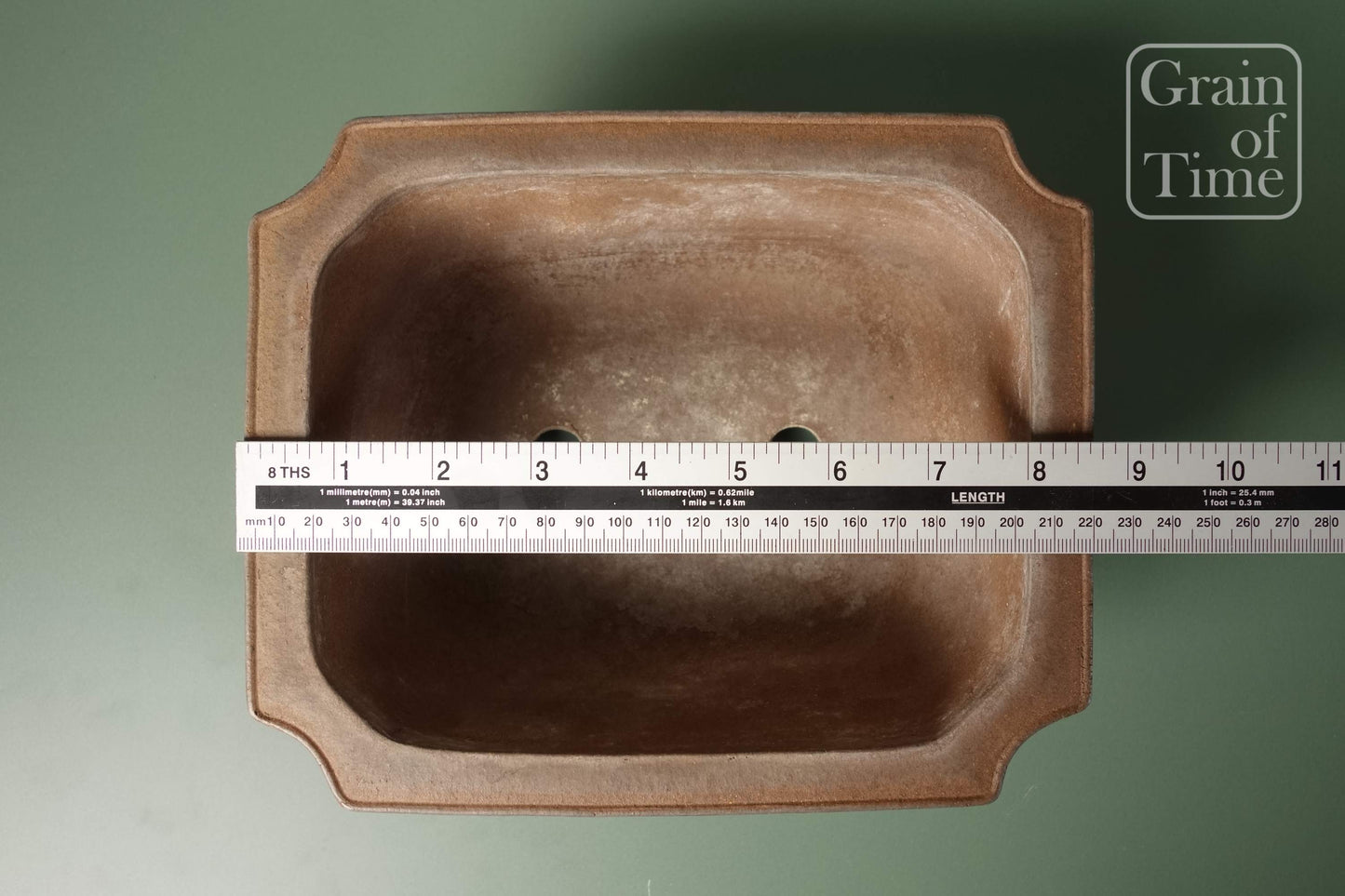 Taisho Era Tokoname - 100yrs+ Unglazed Rectangle - 8⅝ in (22cm)