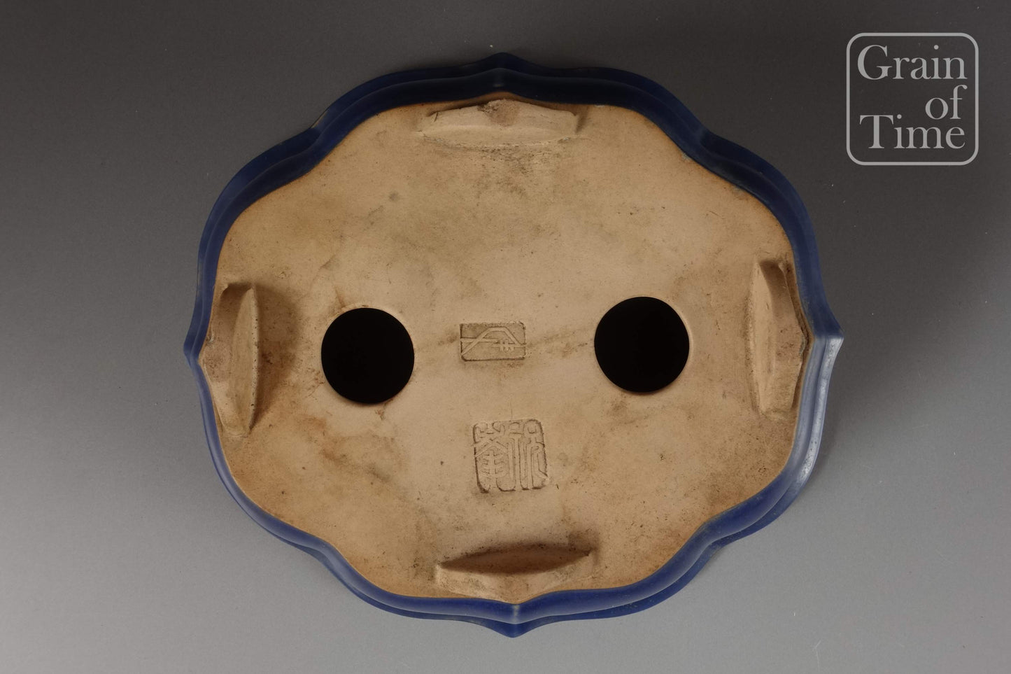 24296: Ino Shukuho - Blue Sword Mokko - 8½in (22cm)