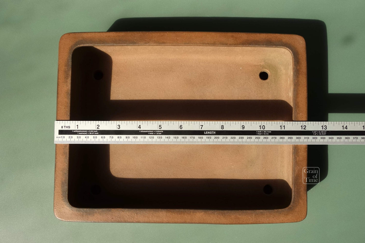 Suishoen Hekisui - Unglazed Rectangle - 12¼ in (31cm)