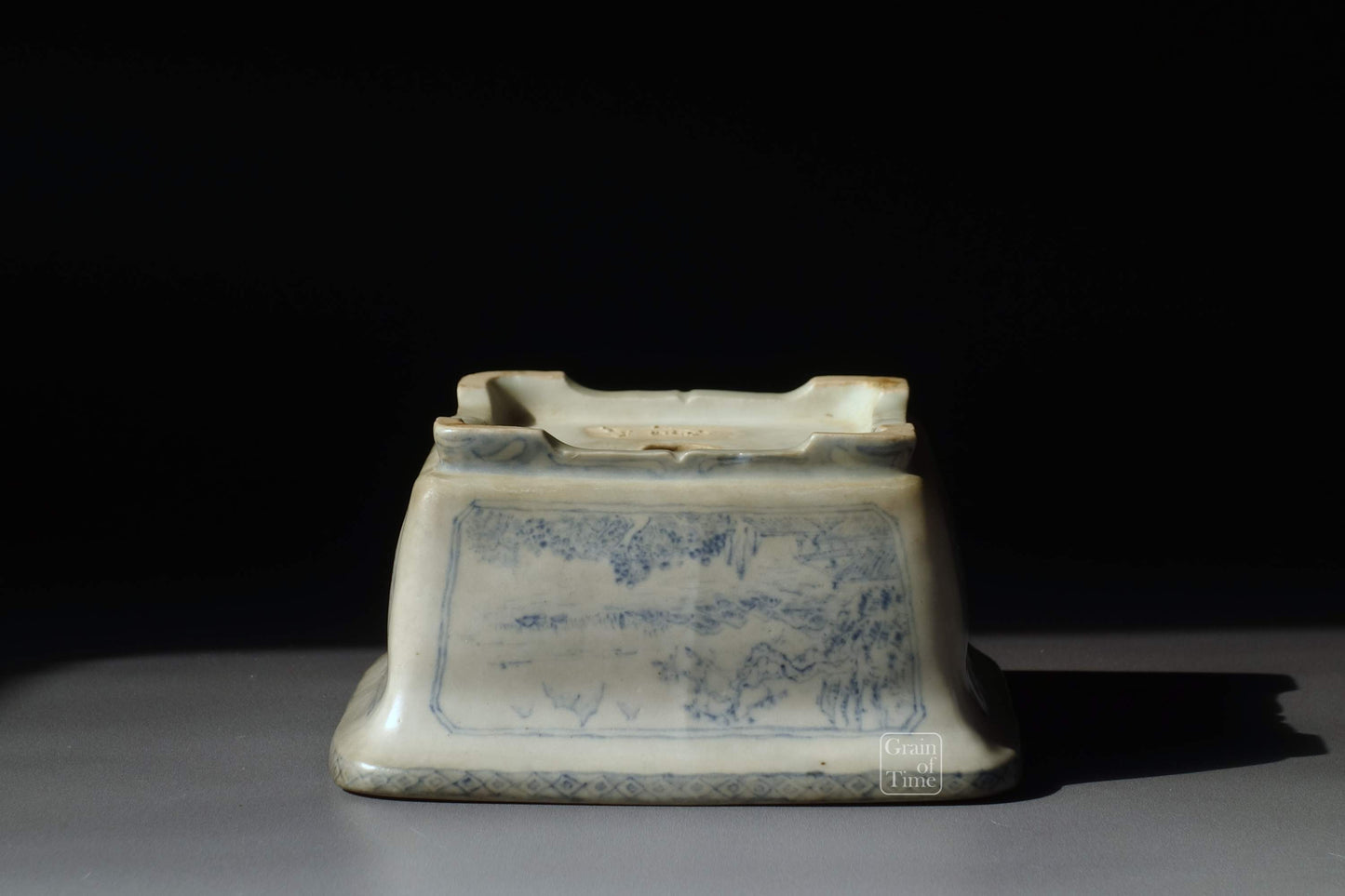 (24377) Keishin Doshita - Sometsuke Painted Rectangle - 95mm