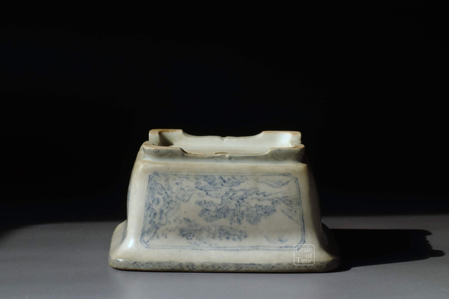 (24377) Keishin Doshita - Sometsuke Painted Rectangle - 95mm