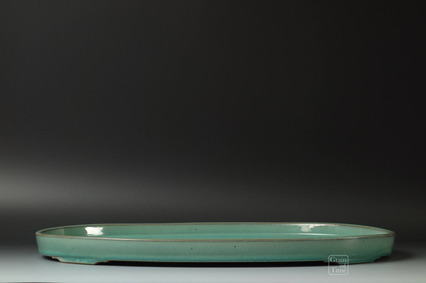 (24685) Kuzuyama Green Suiban - 18¼ (46cm)
