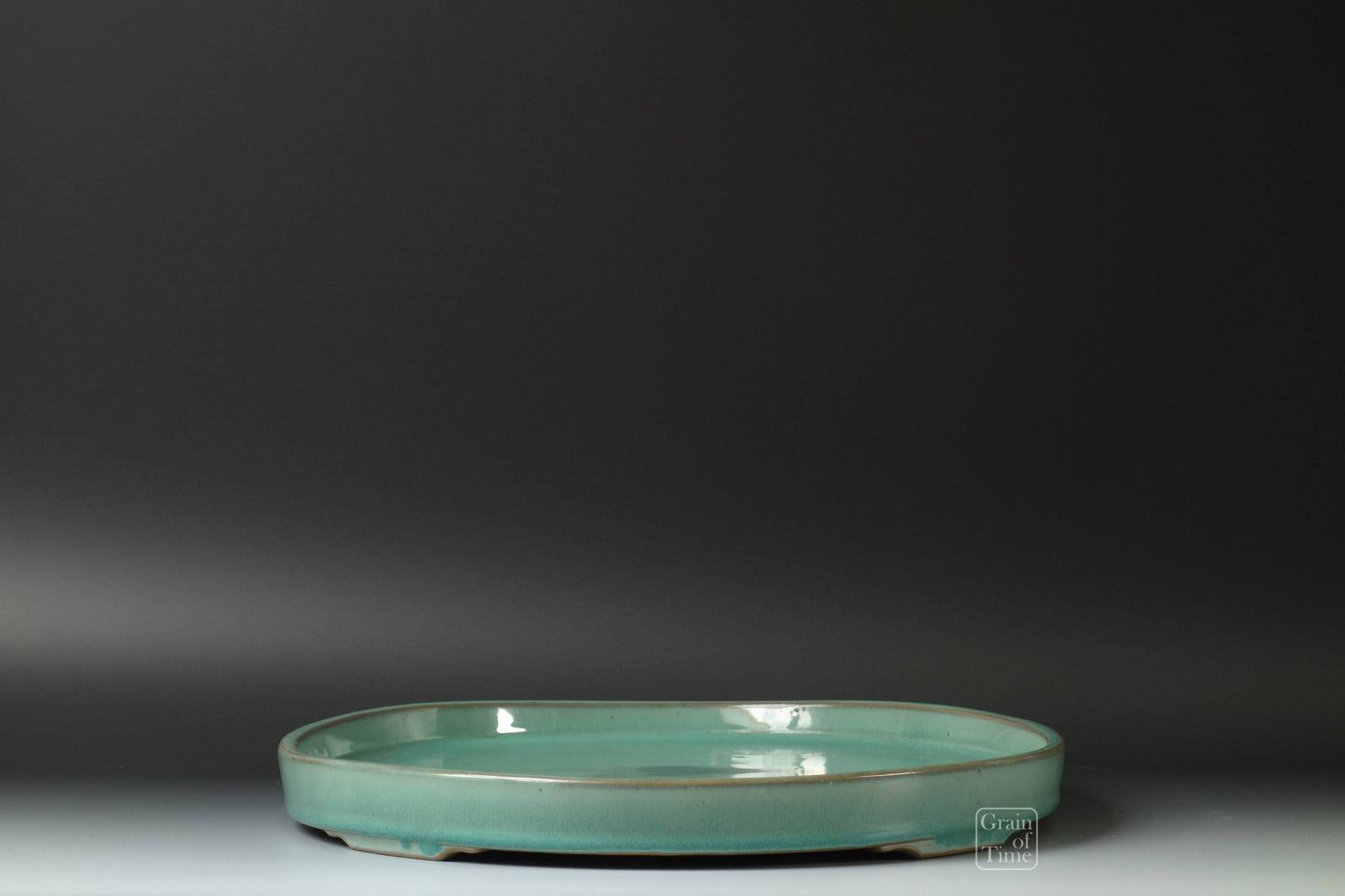(24685) Kuzuyama Green Suiban - 18¼ (46cm)