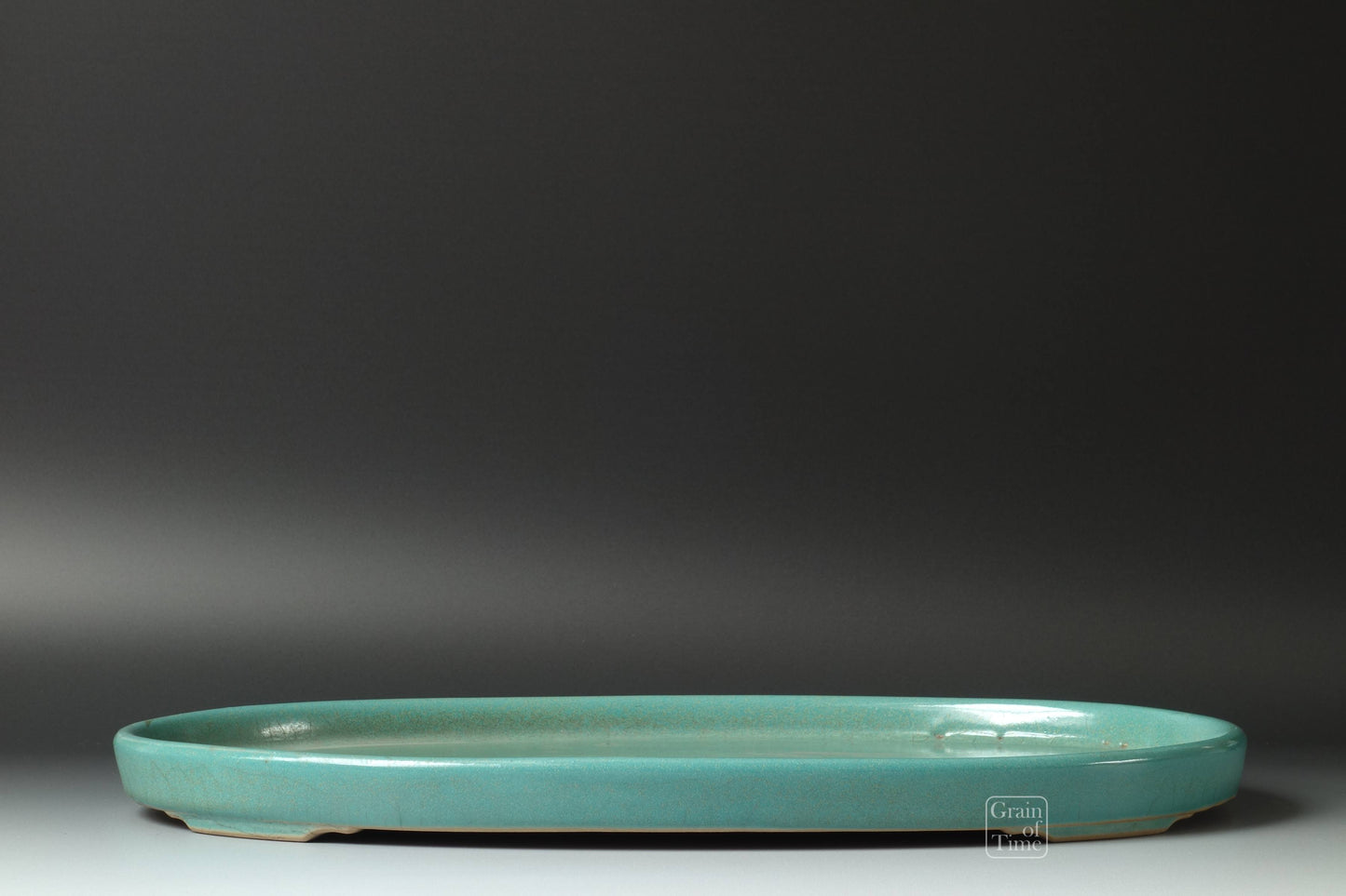 (24689) Kuzuyama Green Suiban - 16⅝ in (42cm)