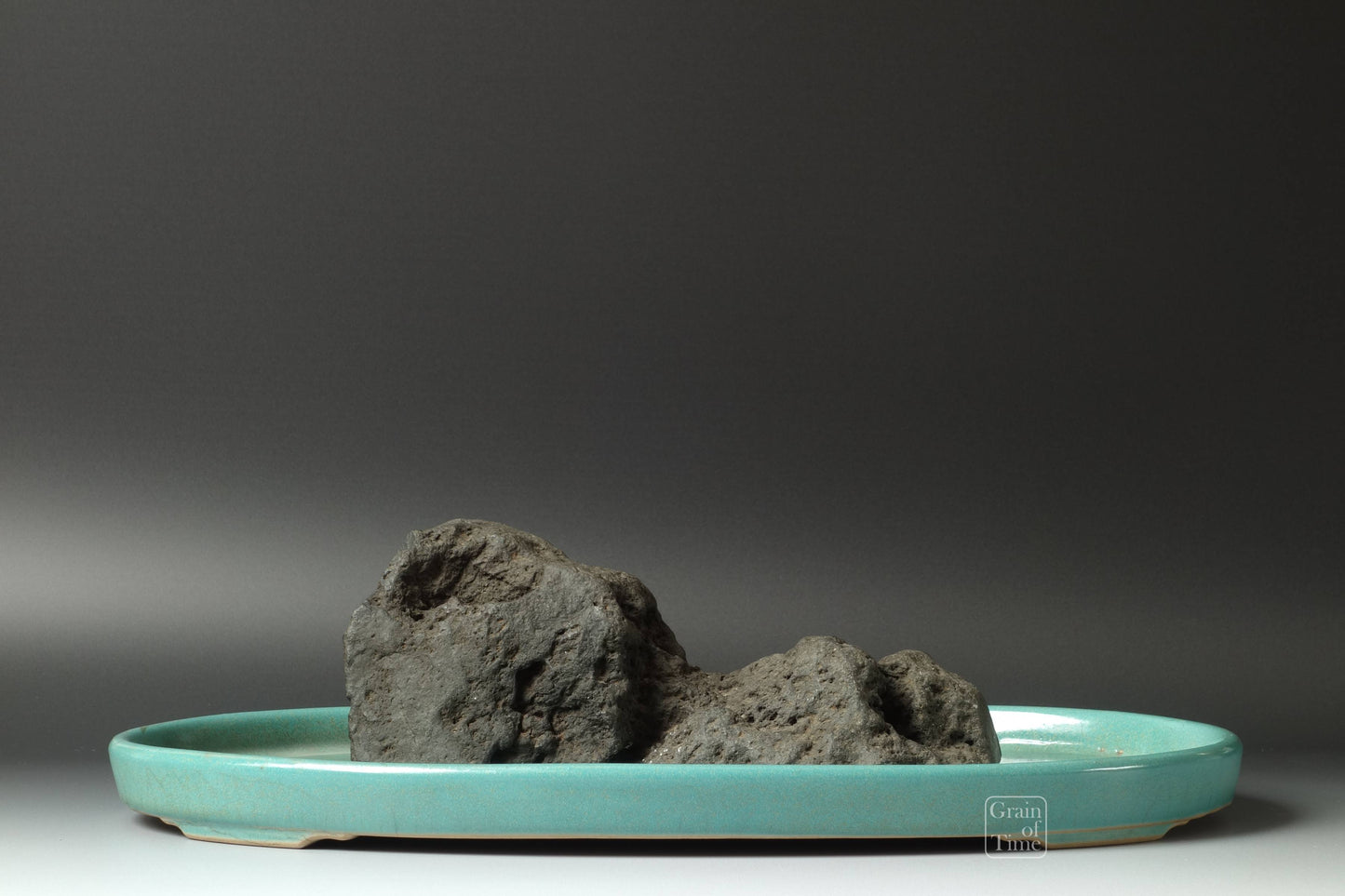 (24689) Kuzuyama Green Suiban - 16⅝ in (42cm)
