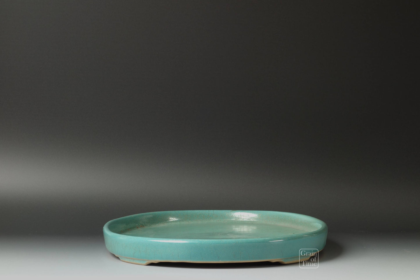 (24689) Kuzuyama Green Suiban - 16⅝ in (42cm)