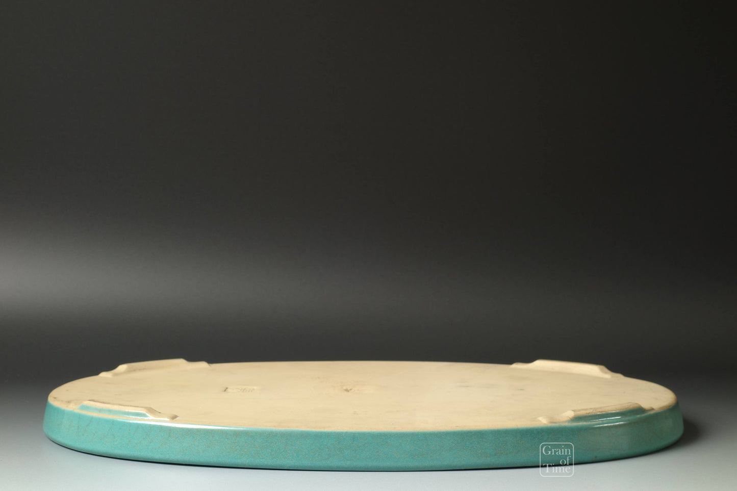 (24689) Kuzuyama Green Suiban - 16⅝ in (42cm)