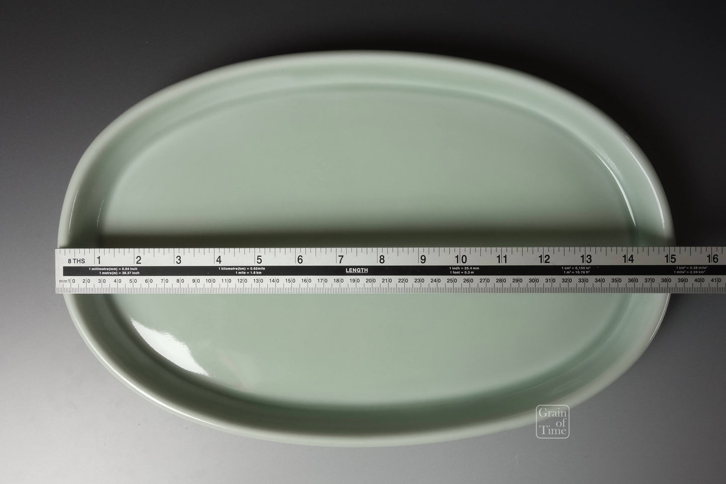 (24681) Juetsu Celadon Suiban - 15½ in (39cm)