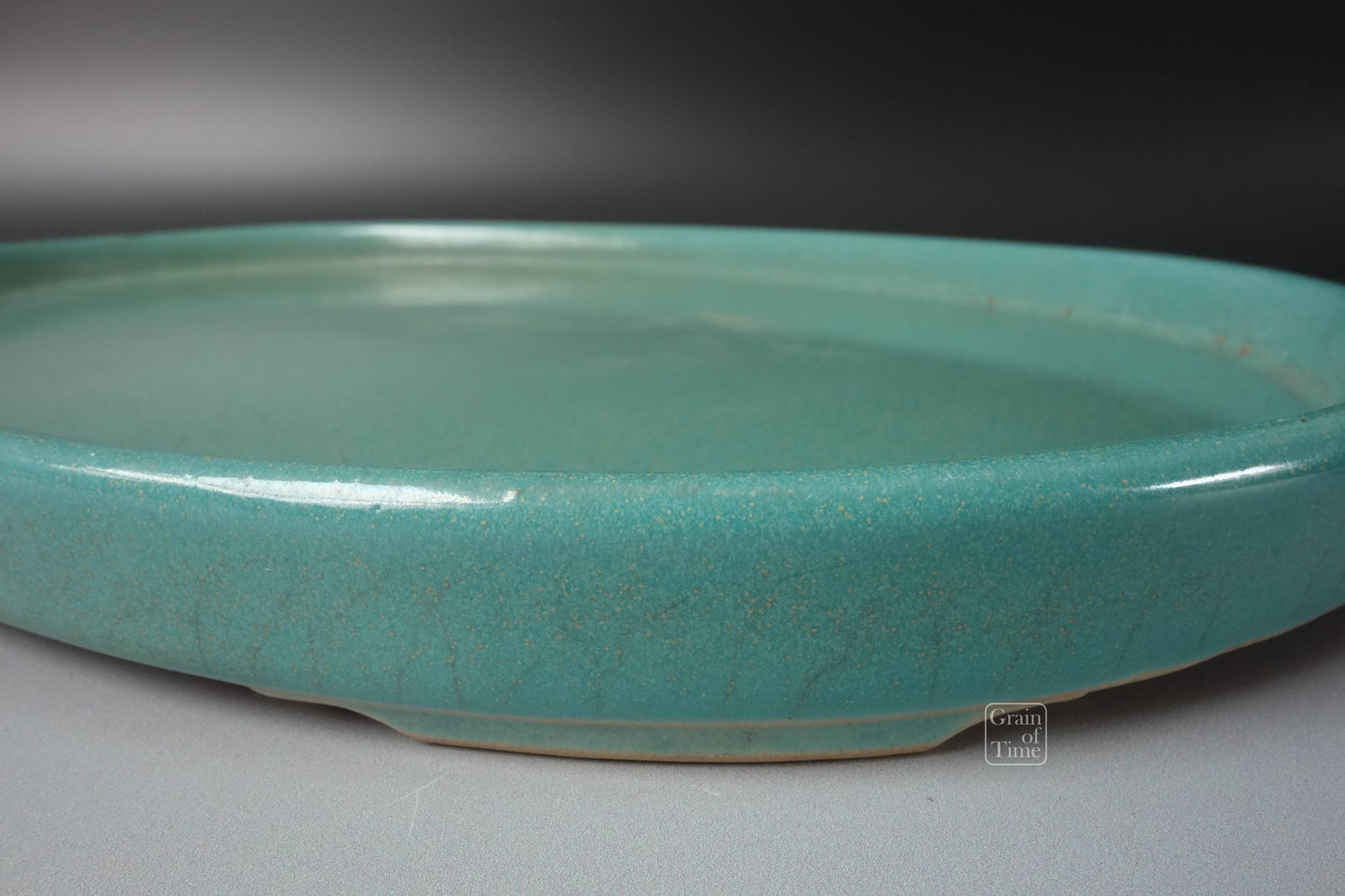 (24689) Kuzuyama Green Suiban - 16⅝ in (42cm)