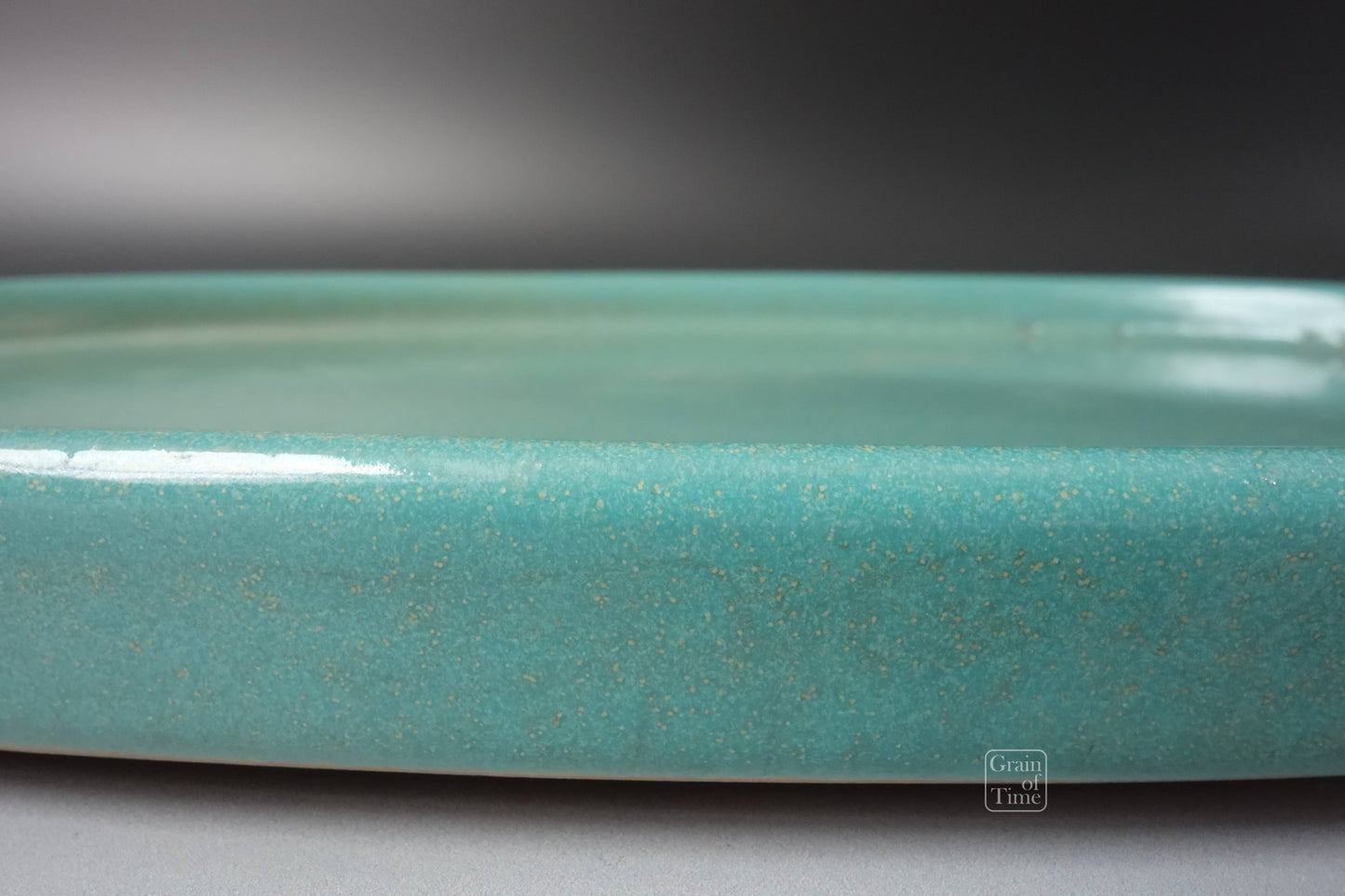 (24689) Kuzuyama Green Suiban - 16⅝ in (42cm)