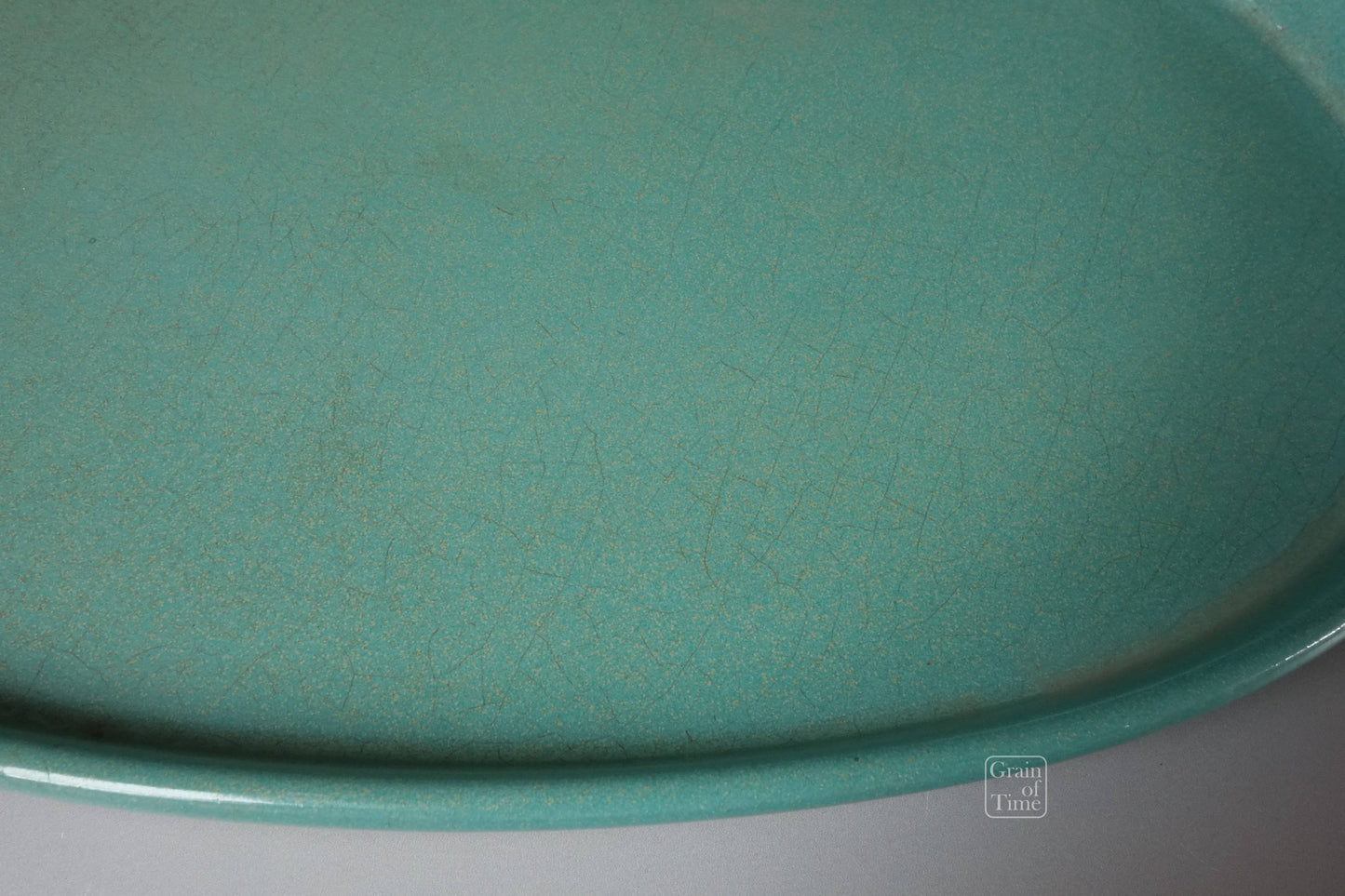 (24689) Kuzuyama Green Suiban - 16⅝ in (42cm)