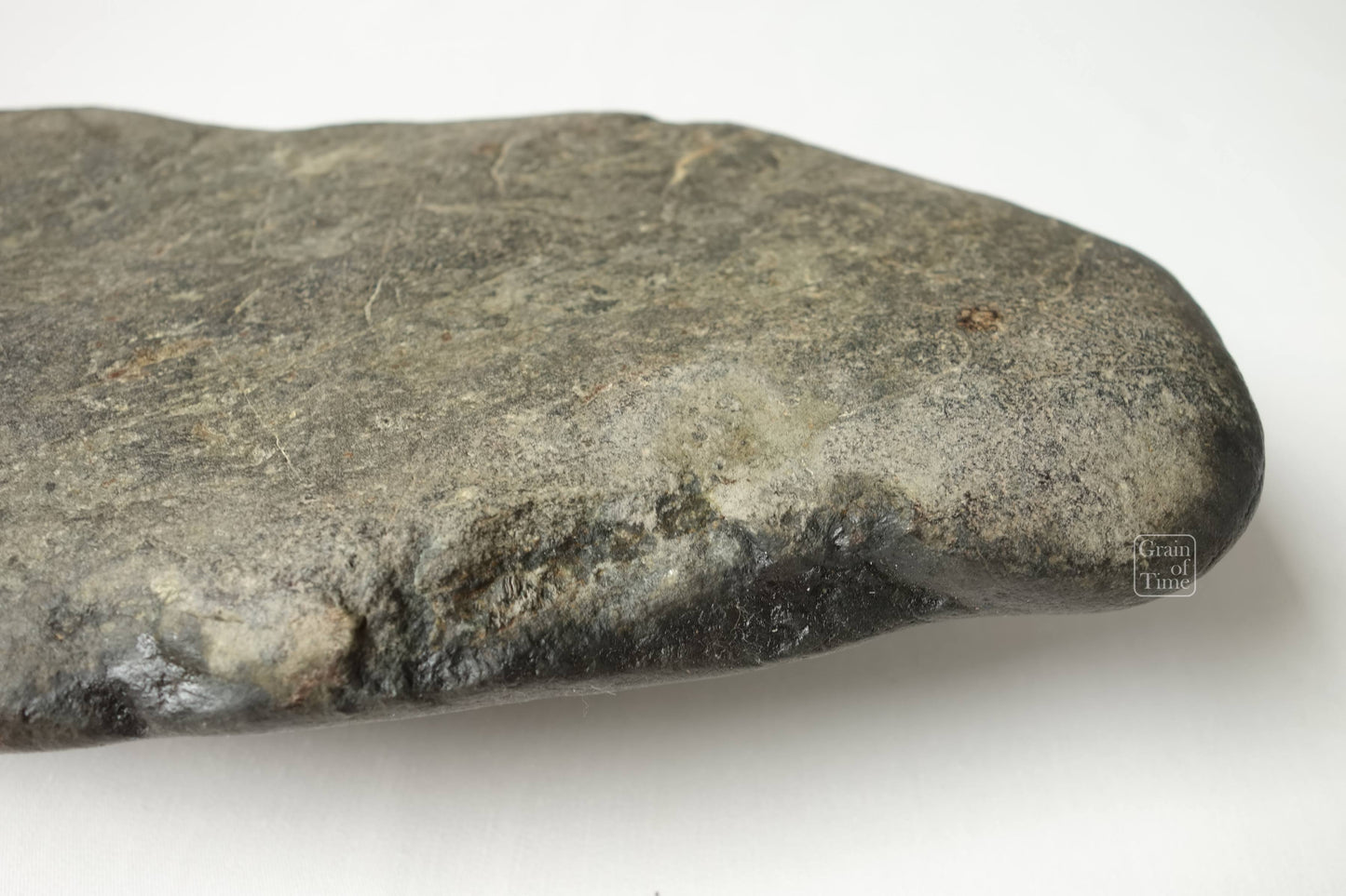 24284: Kamuikotan (Chlorite) Suiseki - 13⅝ in (35cm)
