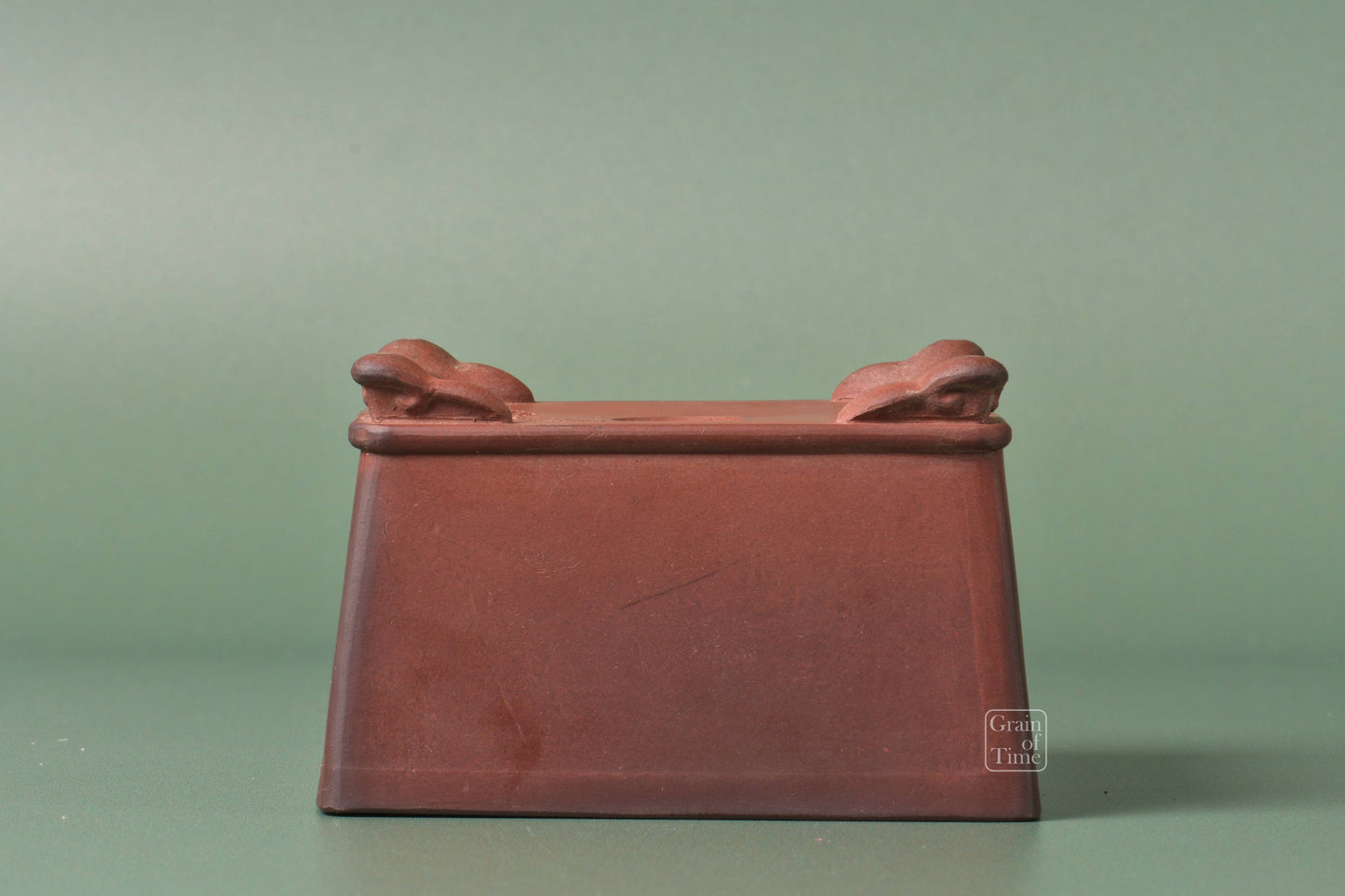 24805: Haruta Seifu - Unglazed Cascade - 3⅝ in (93mm)