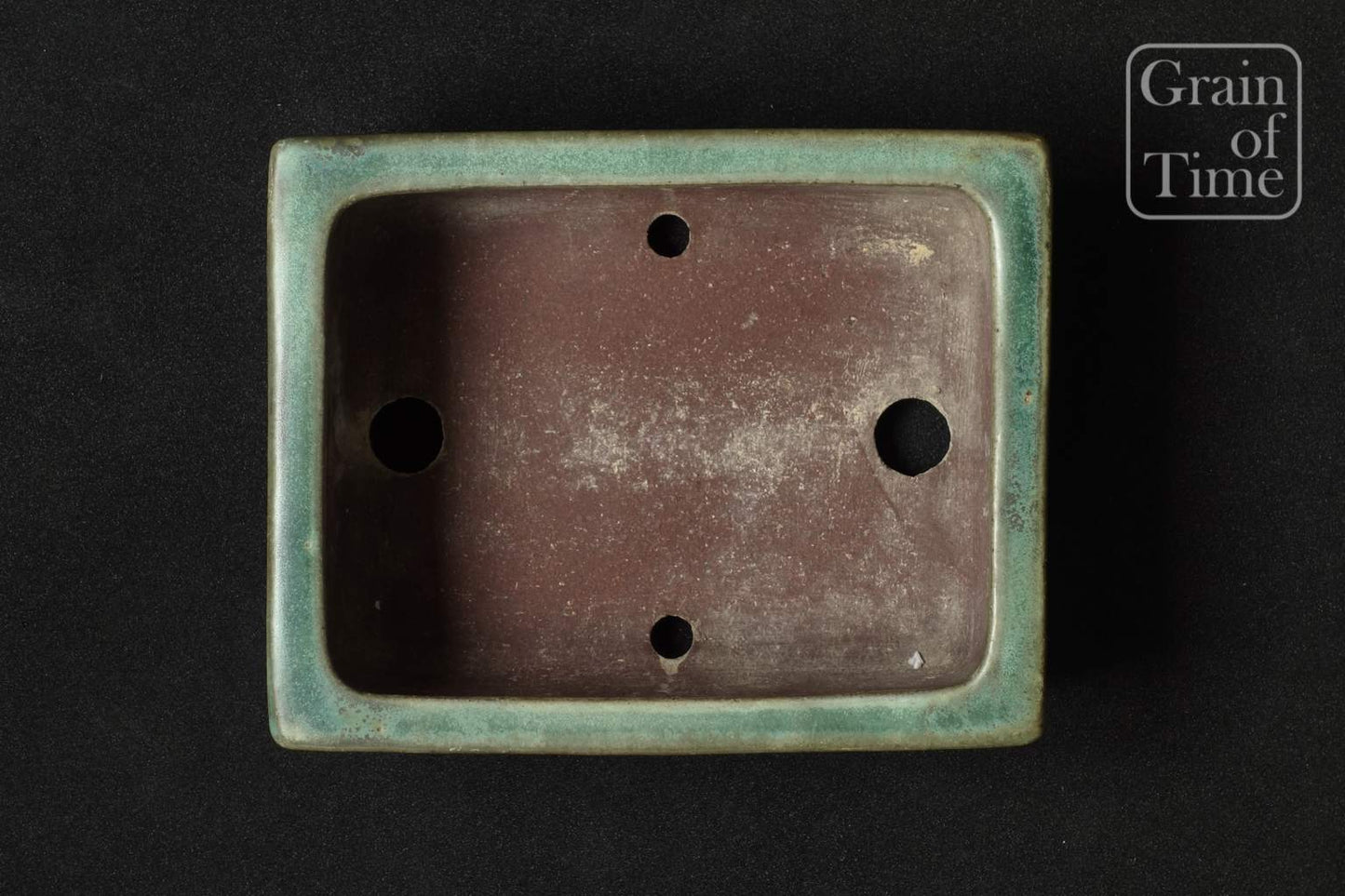 Yamaaki (Tokoname) Green Glazed Rectangle - 7¾ in (20cm)