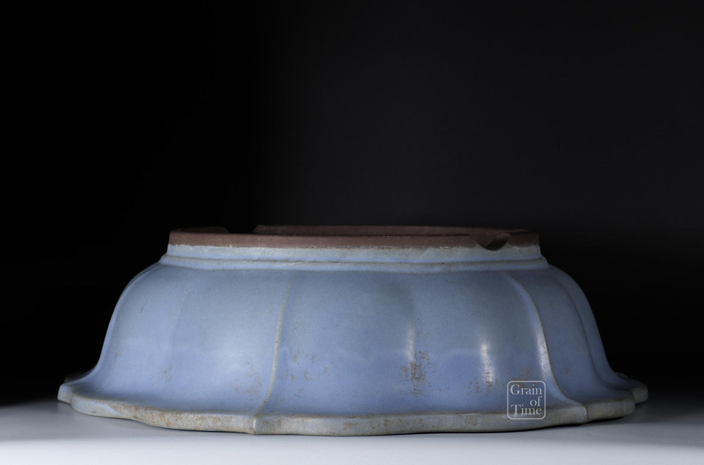 24943: Yamaaki (Tokoname) 3rd Gen - Kinyo (Pale Blue) Rinka - 21 in (53cm)