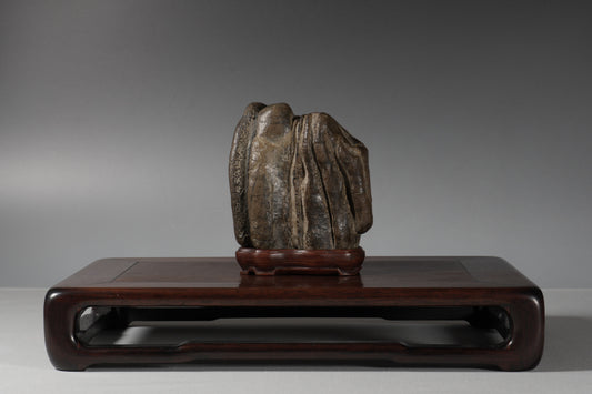 24223: Setagawa Tiger Stone - Soga Sanjin provenance - 5in (12cm) - AVAILABLE