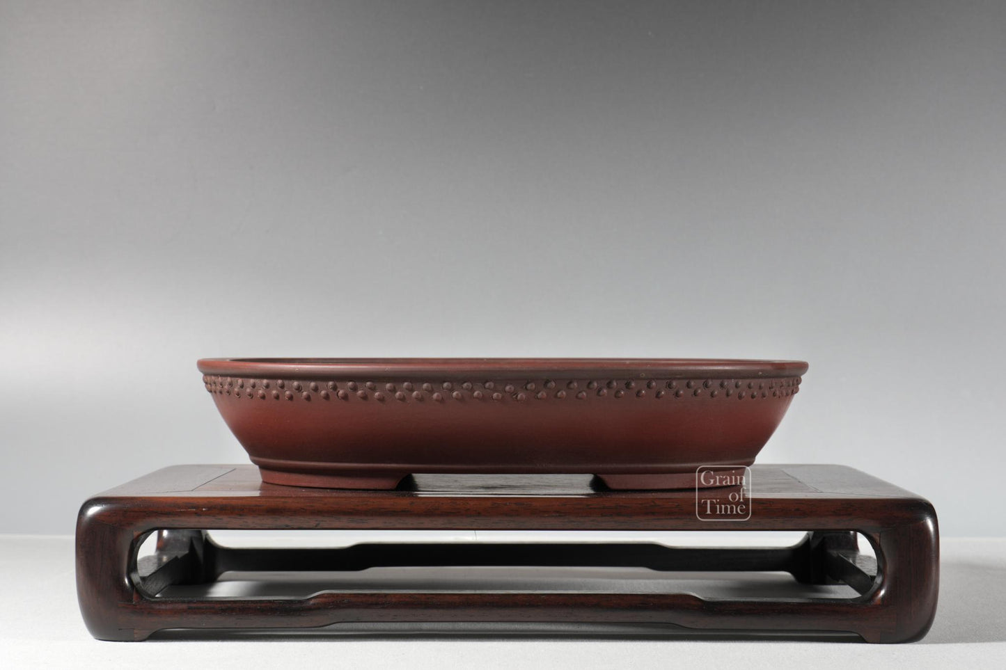 24964: Bigei (Tokoname) - Unglazed Oval - 12¼ in (31cm)