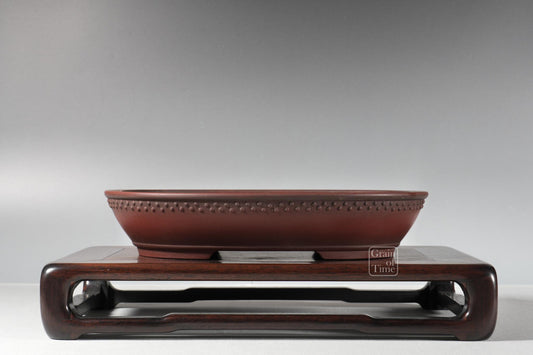 24964: Bigei (Tokoname) - Unglazed Oval - 12¼ in (31cm)