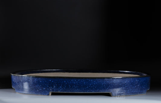 25016: Mazan / Shinzan Terahata - Ruri (Dark Blue) Oval - 24in (61cm)