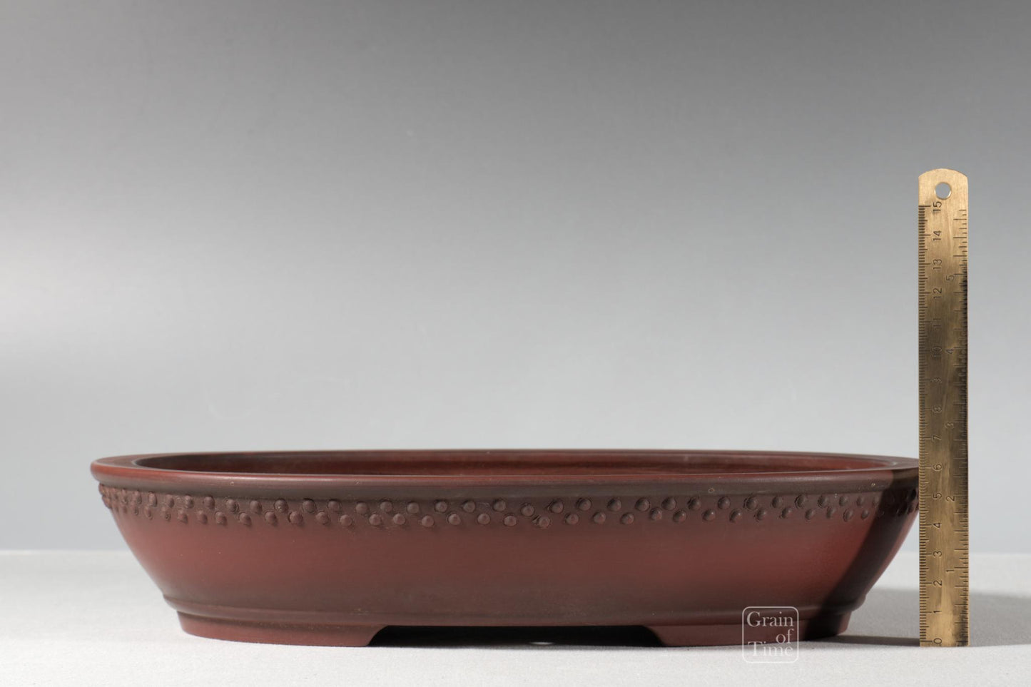 24964: Bigei (Tokoname) - Unglazed Oval - 12¼ in (31cm)