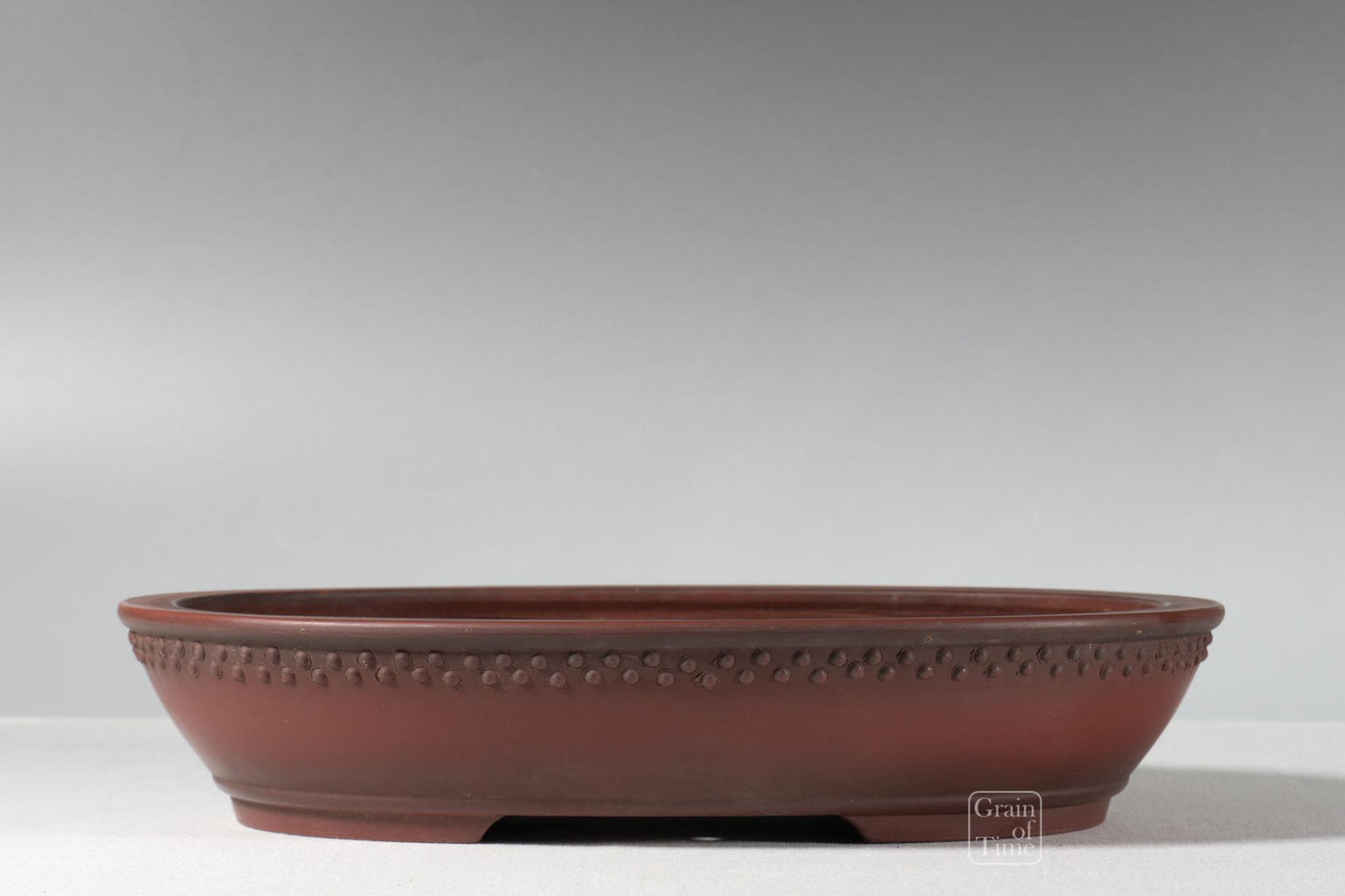 24964: Bigei (Tokoname) - Unglazed Oval - 12¼ in (31cm)