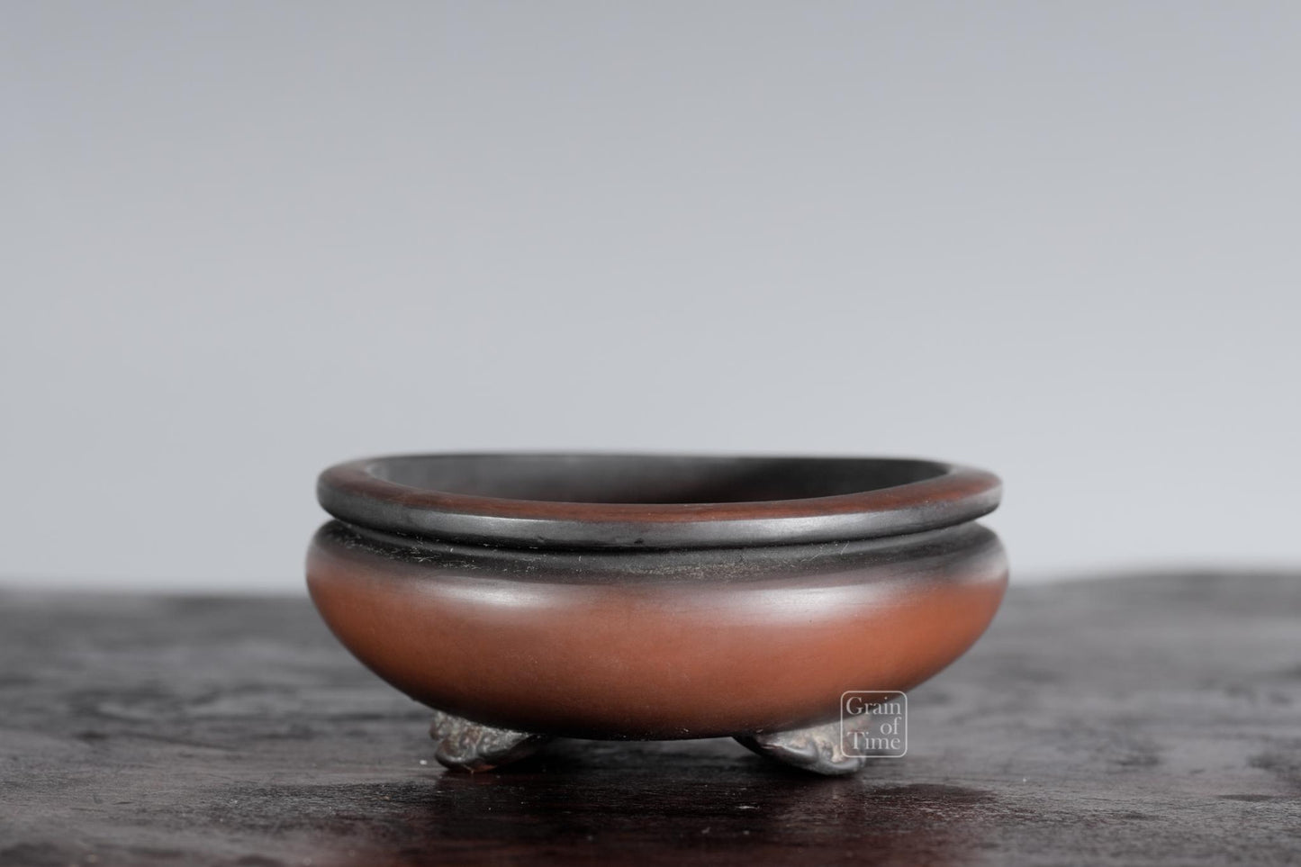 24777: Hokido (Tokoname) - Shohin Bag Oval -4⅛ in (11cm)