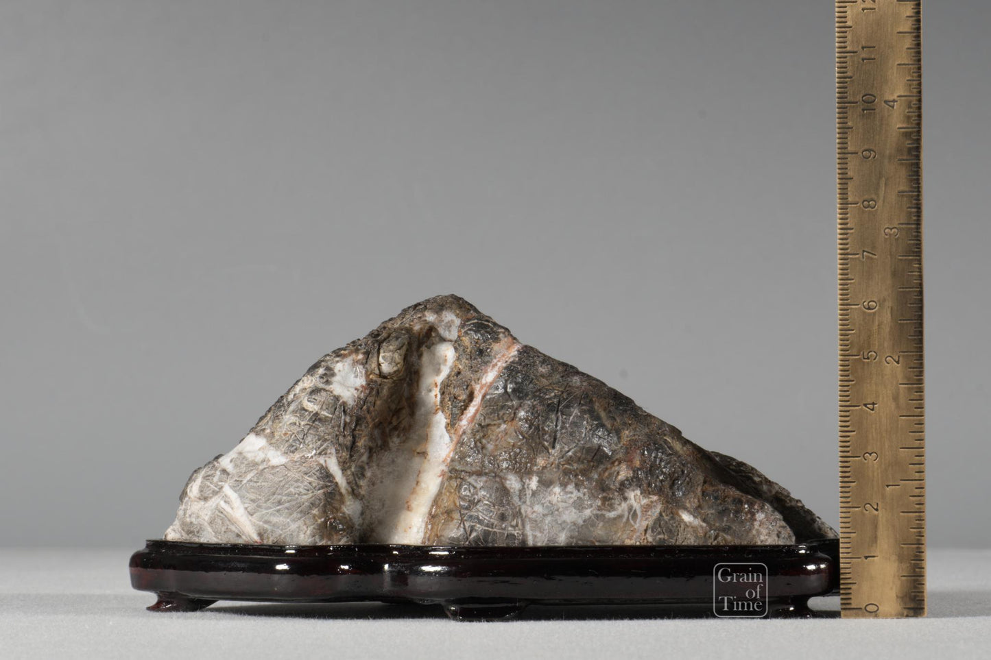 25029: Abegawa Waterfall / Mountain Suiseki - 6in (15cm)