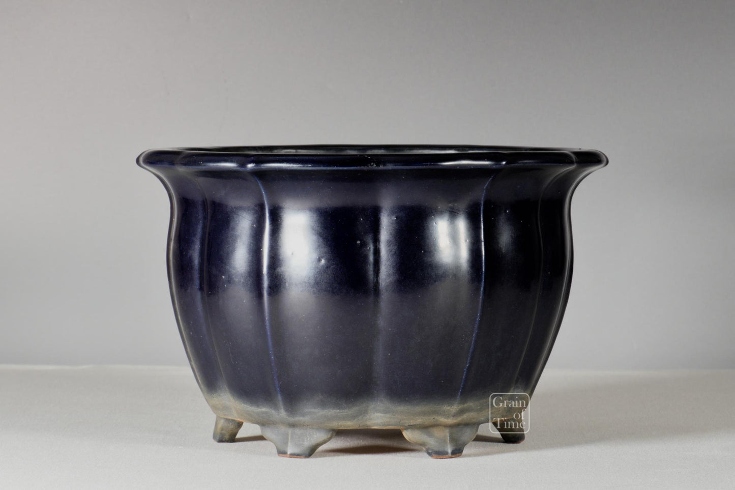 25081: Reiho (Tokoname) - Ruri Blue Cascade - 10⅛  in (26cm)