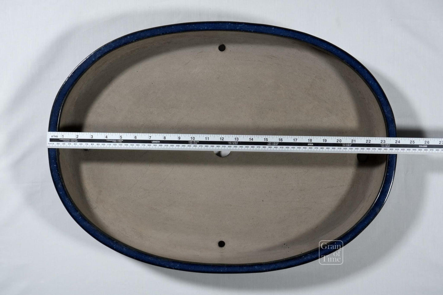 25016: Mazan / Shinzan Terahata - Ruri (Dark Blue) Oval - 24in (61cm)