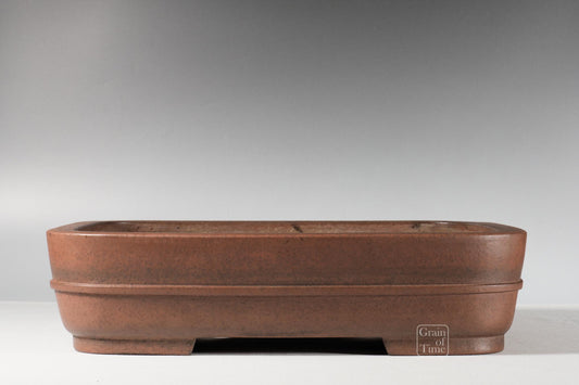 25052: Keizan Hisada (Tokoname) - Unglazed Rectangle - 18 in (46cm)