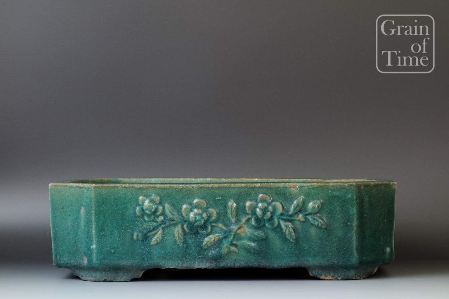 Cantonese Green Bonsai Pot