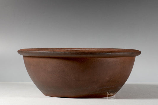 24983: Chinese Yixing Round Pot - 13¾ in (35cm)
